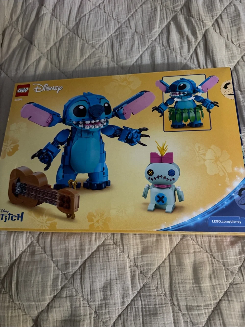 Disney LEGO Stitch & Scrump Building Set - Blue, Pink, Green, Brown